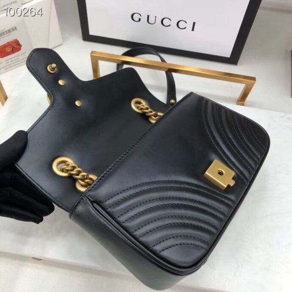 Gucci GG Marmont Small Black CrossBody - Picture 7 of 11